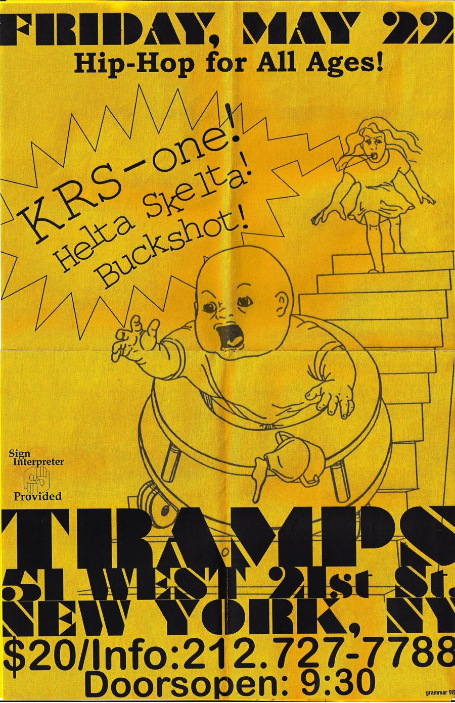 KRS 1 Tramps Poster